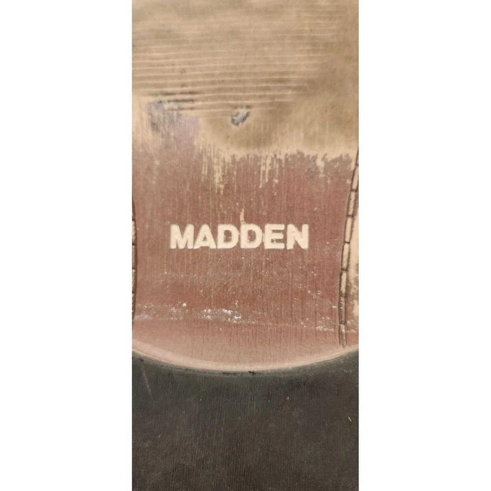 Steve Madden Shoes Mens Size 10 Brown Leather Derby Cap Toe Dress Lace‎ Up